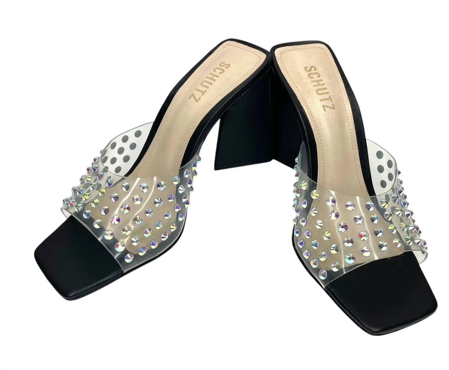 Women's Lizah Block Heels In Black