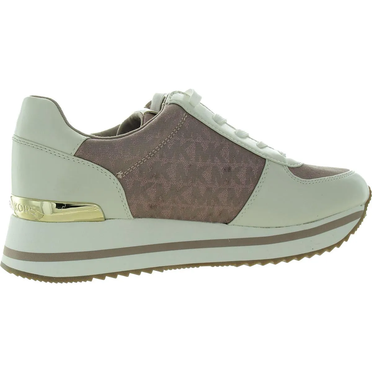 Womens Logo Textured Casual And Fashion Sneakers