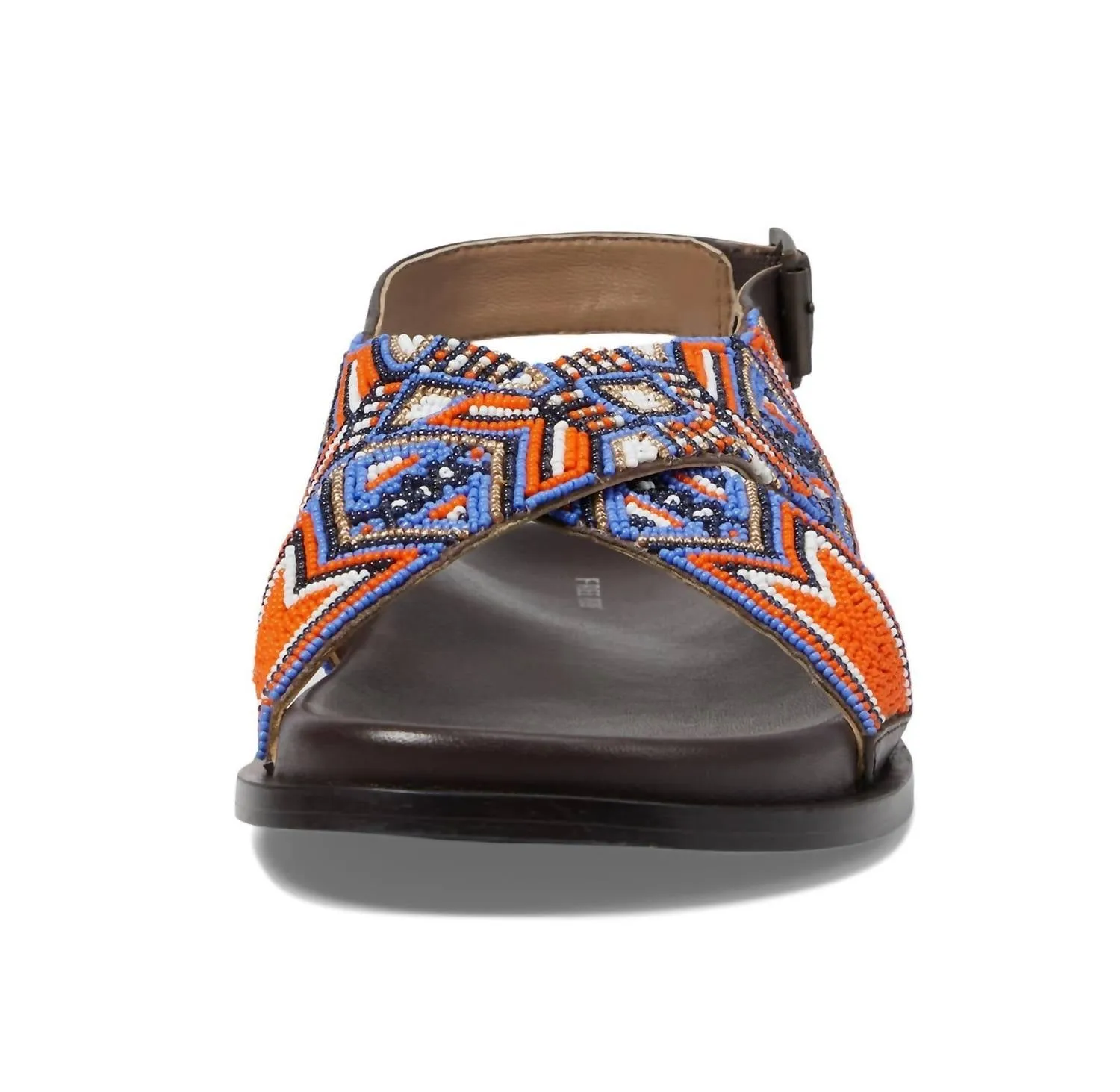 Women's Mali Beaded Sandal In Blue Multi