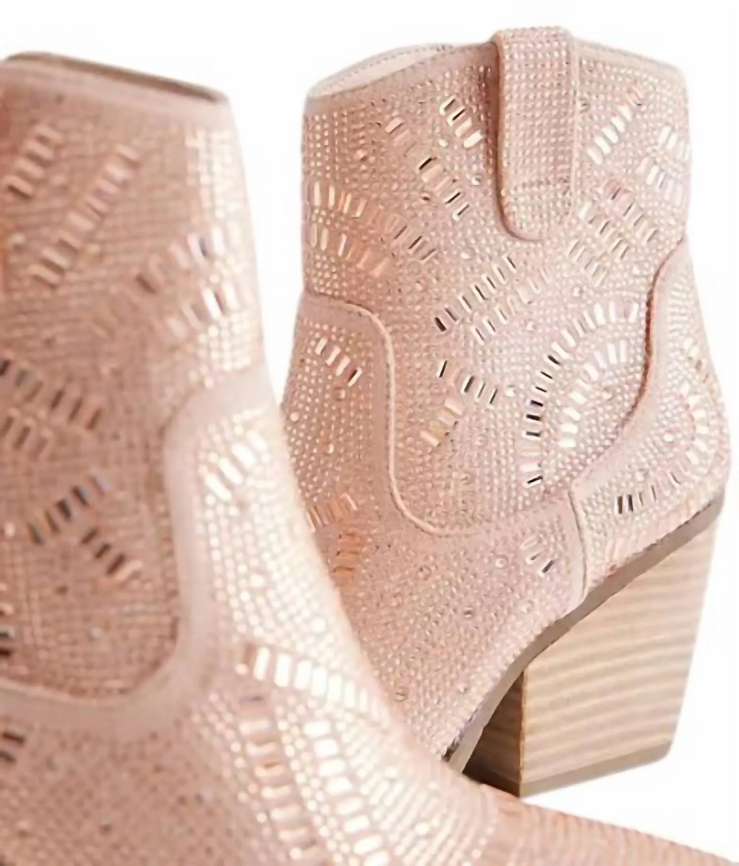 Women's Maze Bootie In Rose Gold