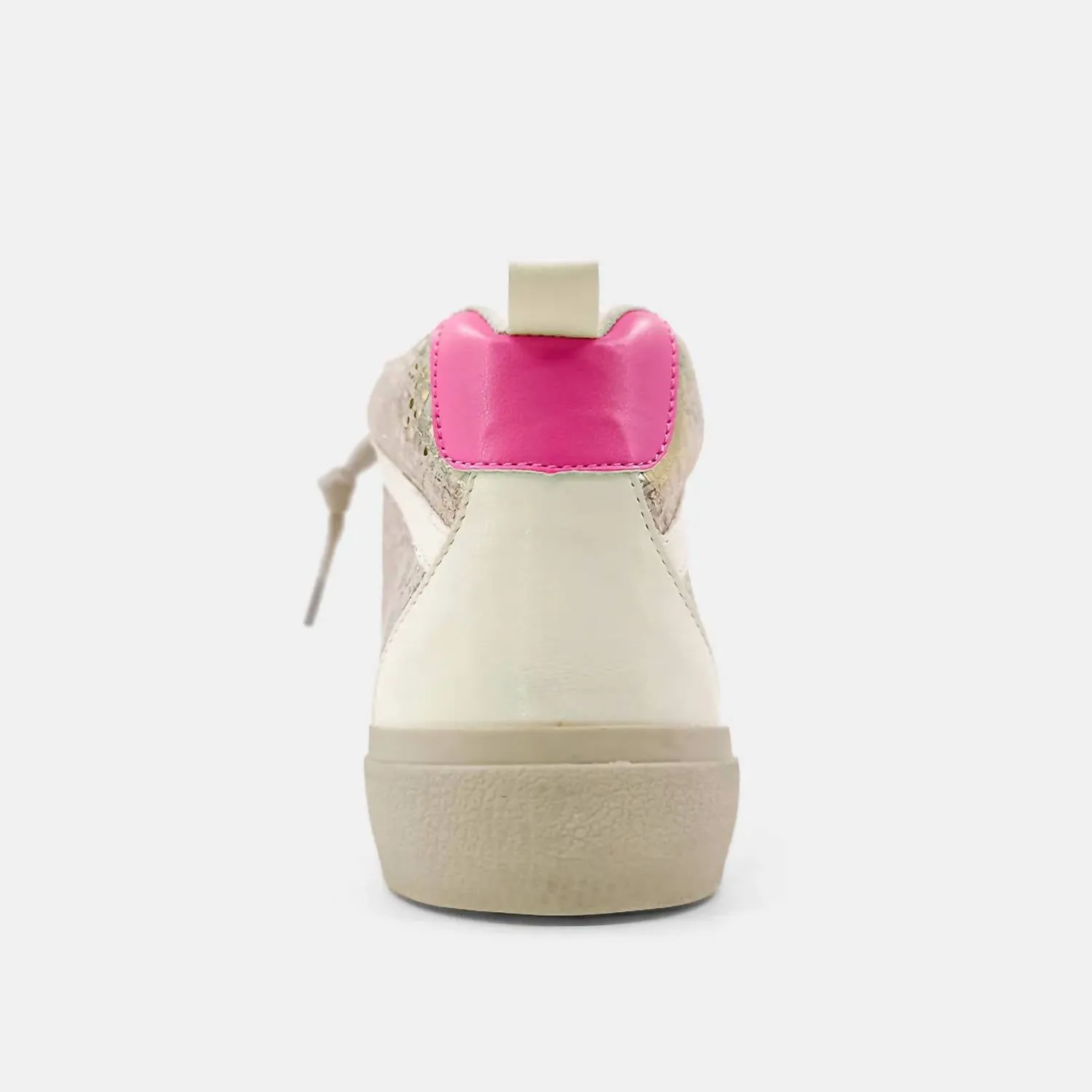 Women's Mid Rise Sneaker Shoes In Cream