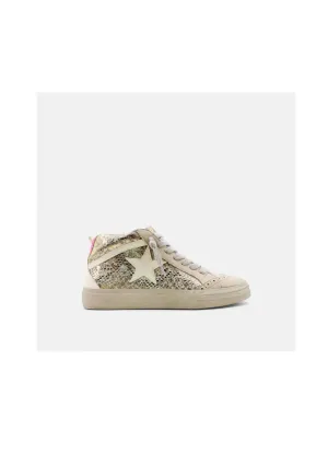 Women's Mid Rise Sneaker Shoes In Cream
