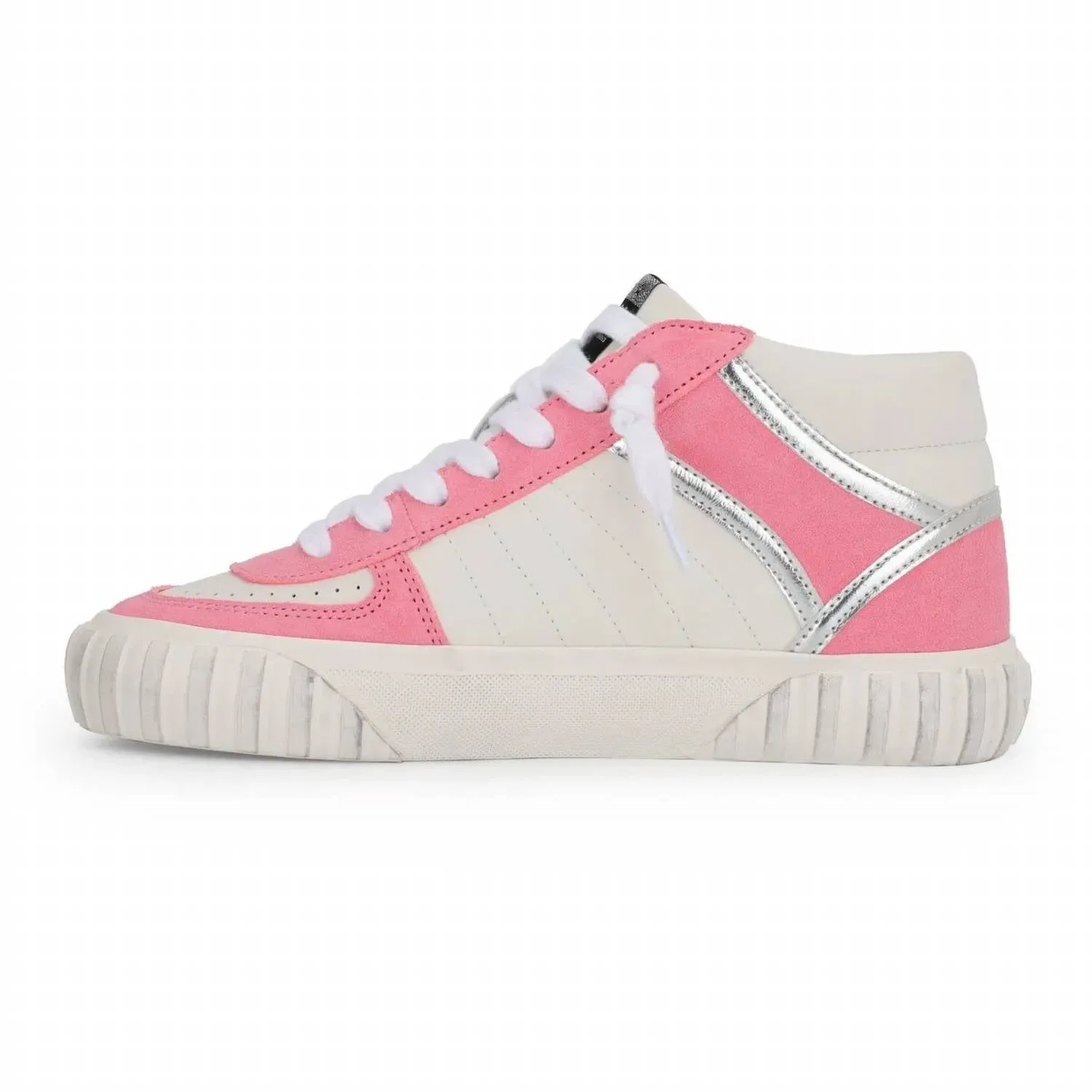 Women's Mid Top Sneakers In Always Pink Pop