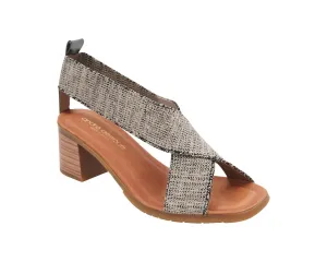 Women's Naira Strappy Heel Sandal In Black/beige