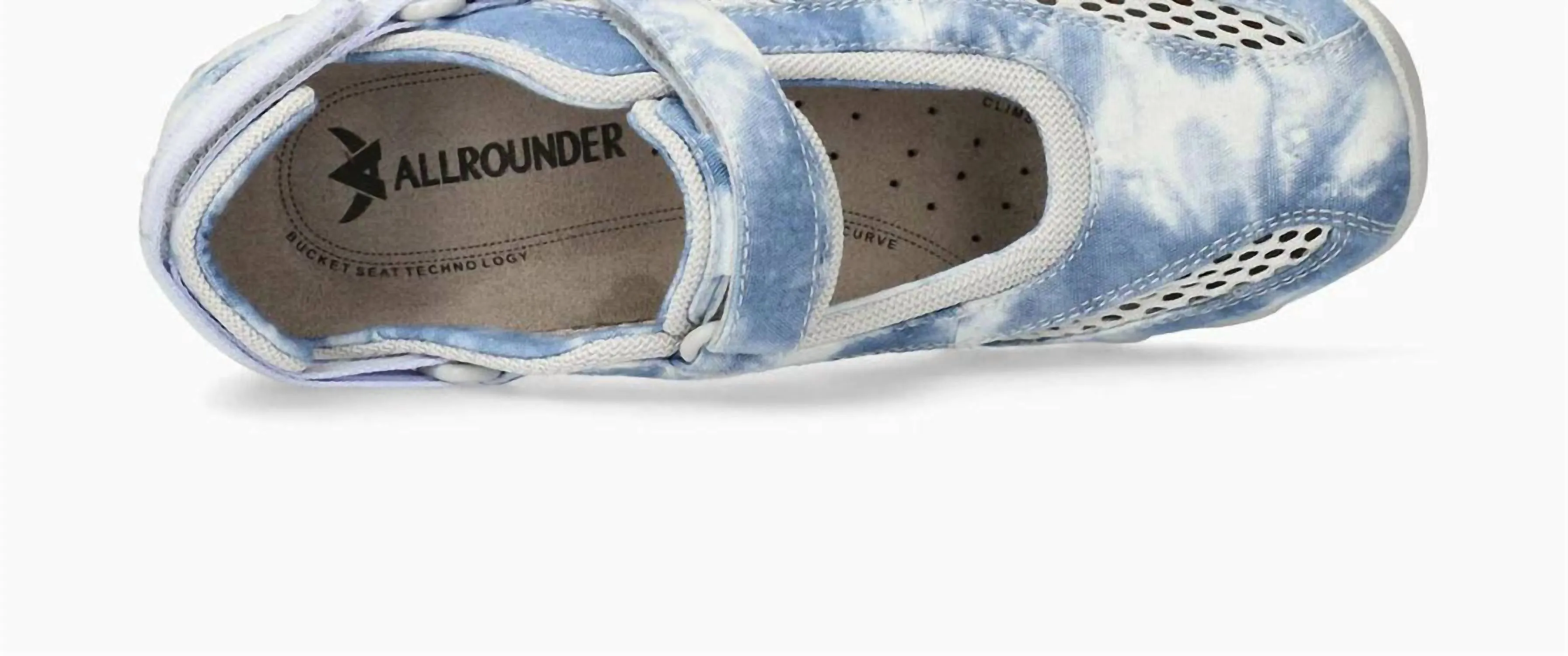 Women's Niro Rugged Mary Jane Shoes In Blue Tie-Dye