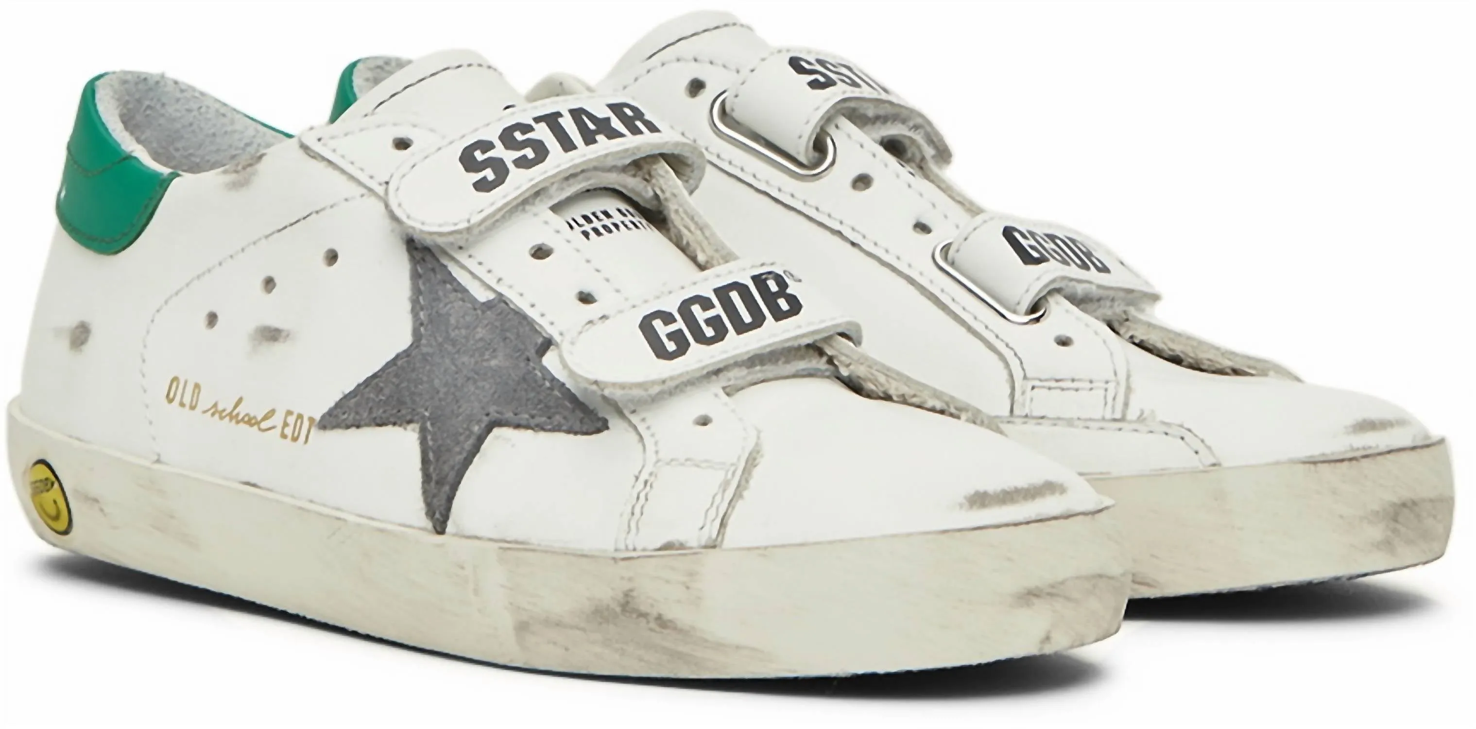 Women's Old School Fashion Sneaker In White/ice/emerald Green