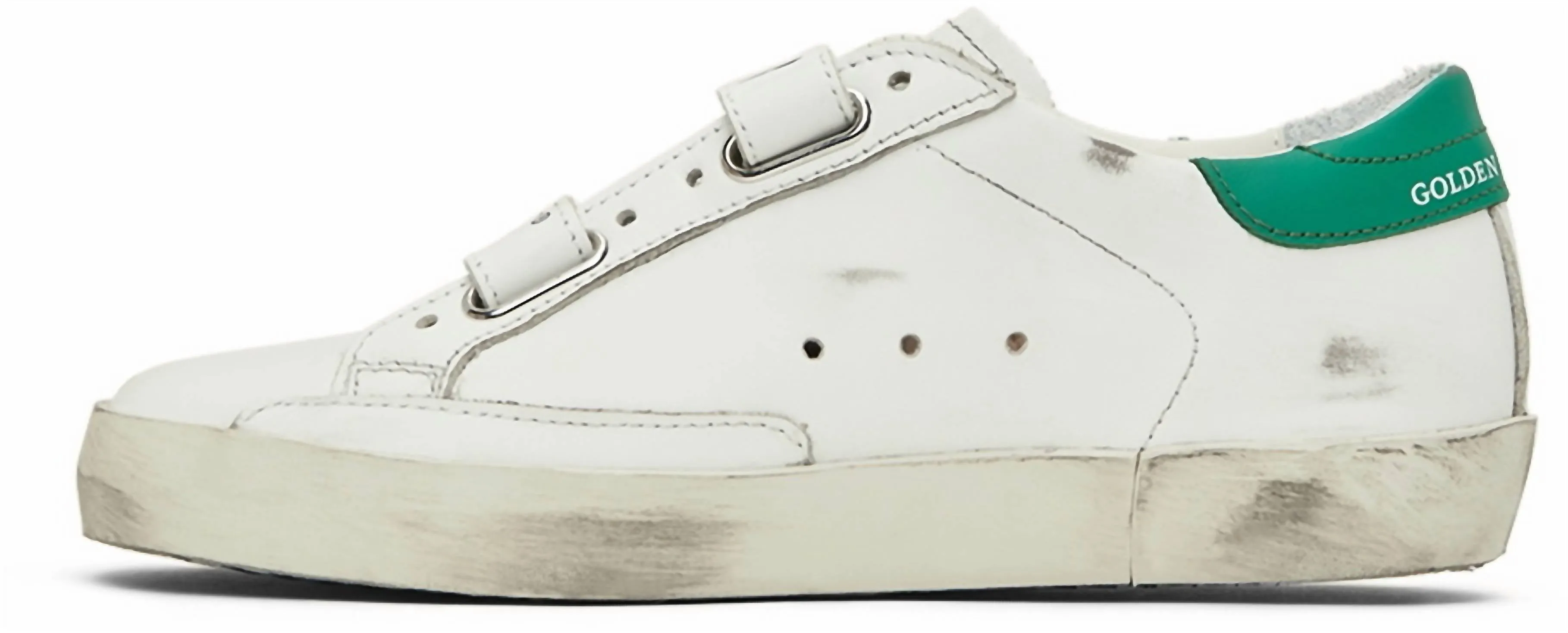 Women's Old School Fashion Sneaker In White/ice/emerald Green