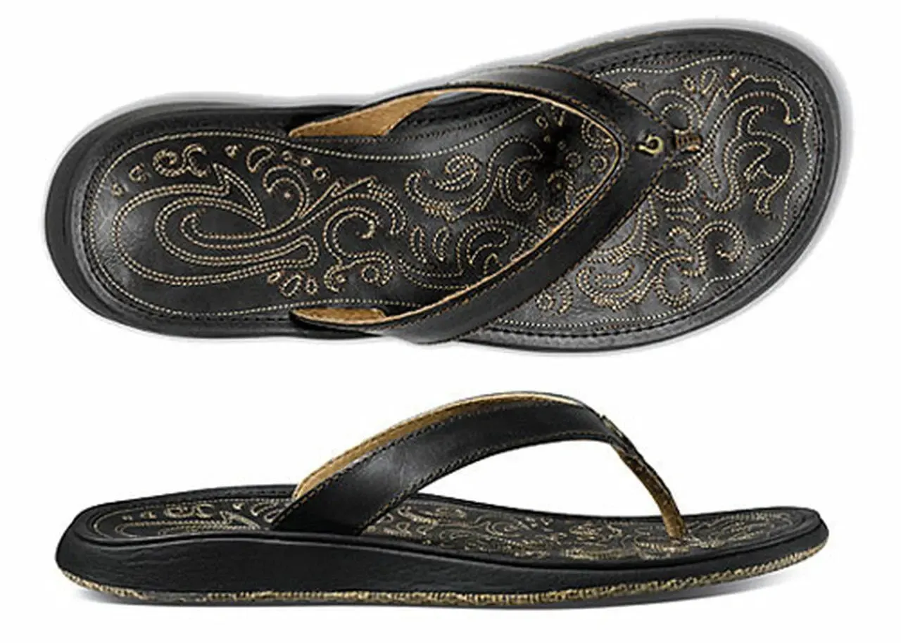 Womens OluKai Paniolo  Handcrafted Leather & Western-Inspired Comfort