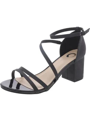 Womens Open Toe Evening Ankle Strap