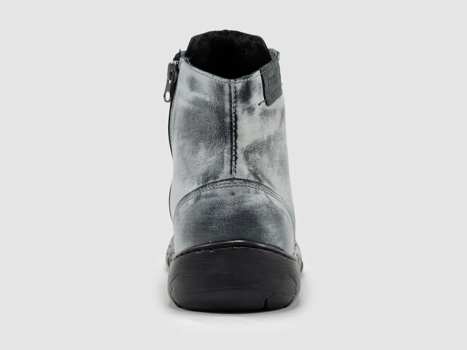 Women's Original Wool-Lined Zip-Up Leather Boots In White