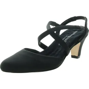 Womens Padded Insole Manmade Slingback Heels