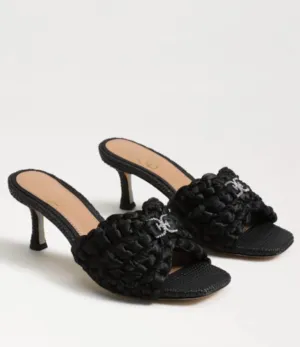 Women's Paisley Heel In Black Ribbon