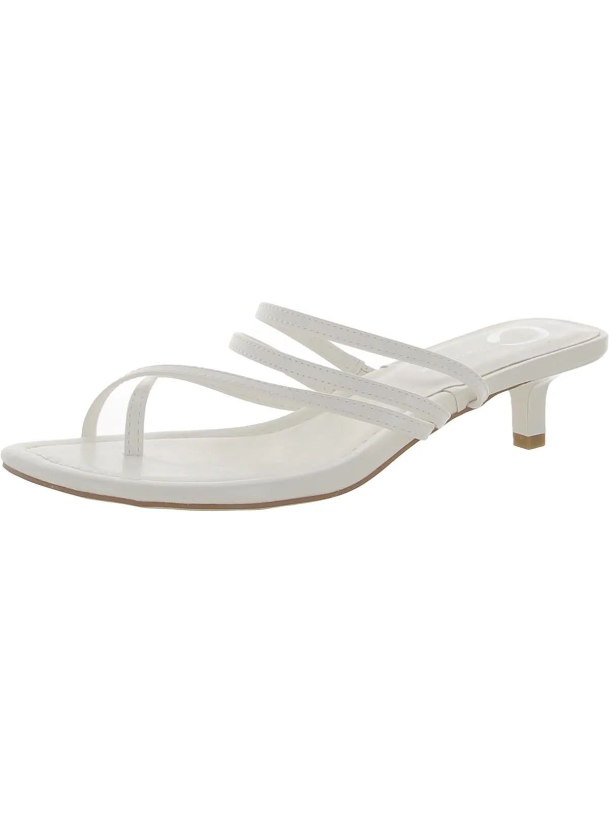 Womens Patent Leather Slip On Kitten Heels