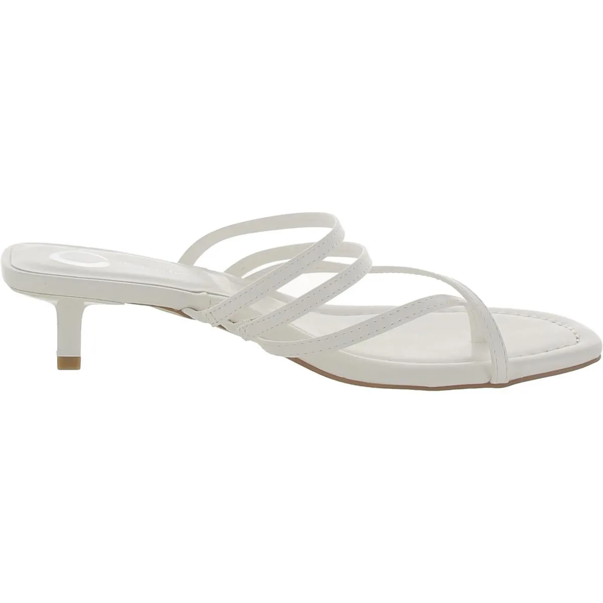 Womens Patent Leather Slip On Kitten Heels