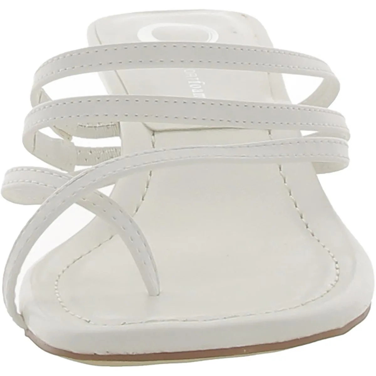 Womens Patent Leather Slip On Kitten Heels