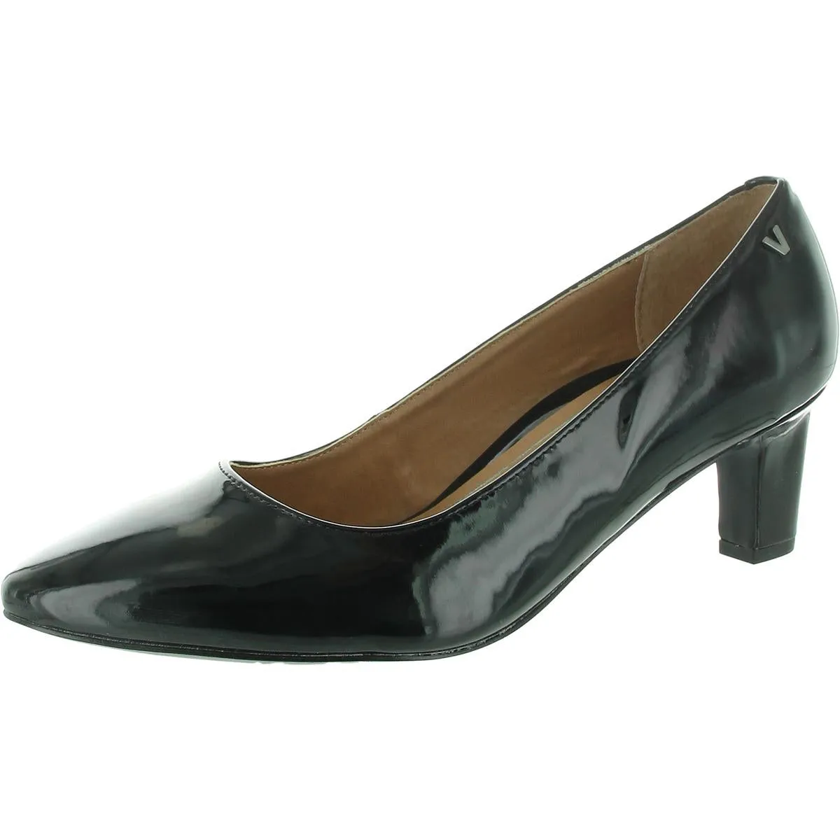 Womens Patent Slip On Pumps