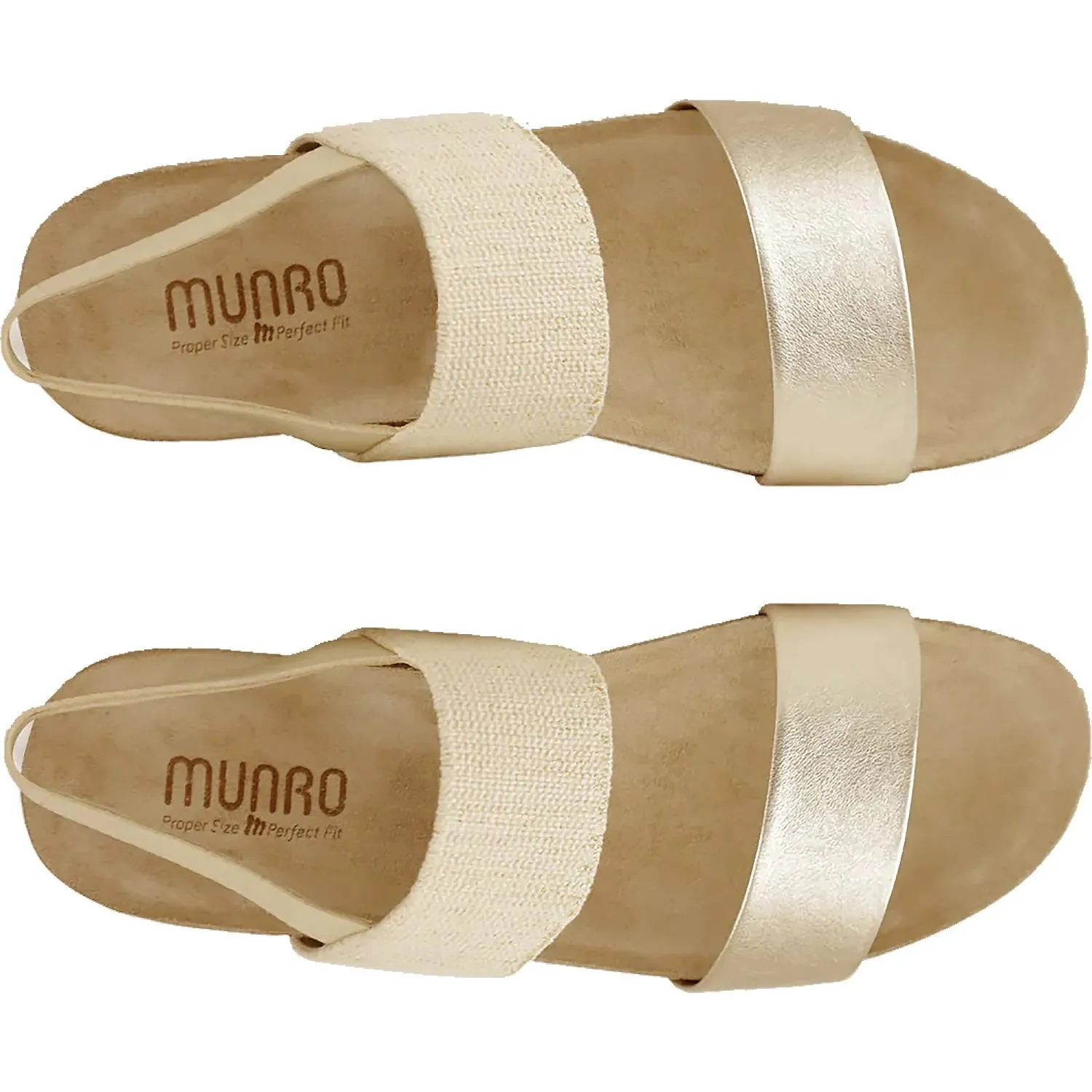 Women's Pisces Sandal In Gold Leather