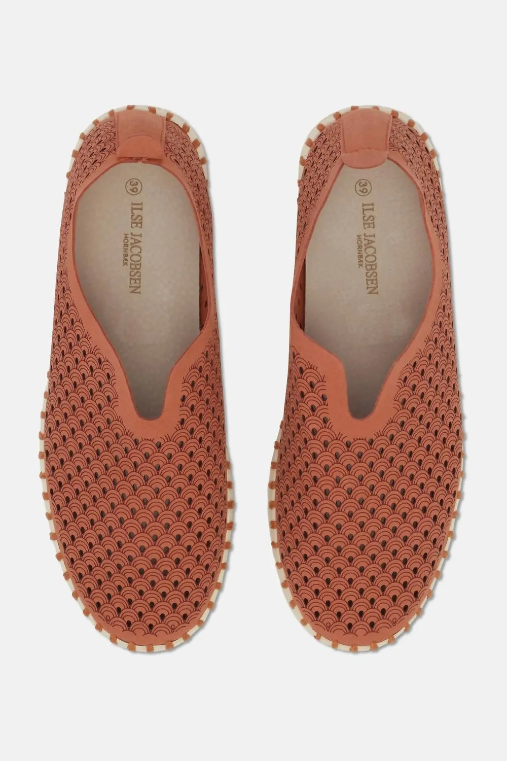 Women's Platform Tulip Slip-On In Light Brick