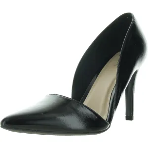Womens Pointed Toe Slip On D'Orsay Heels