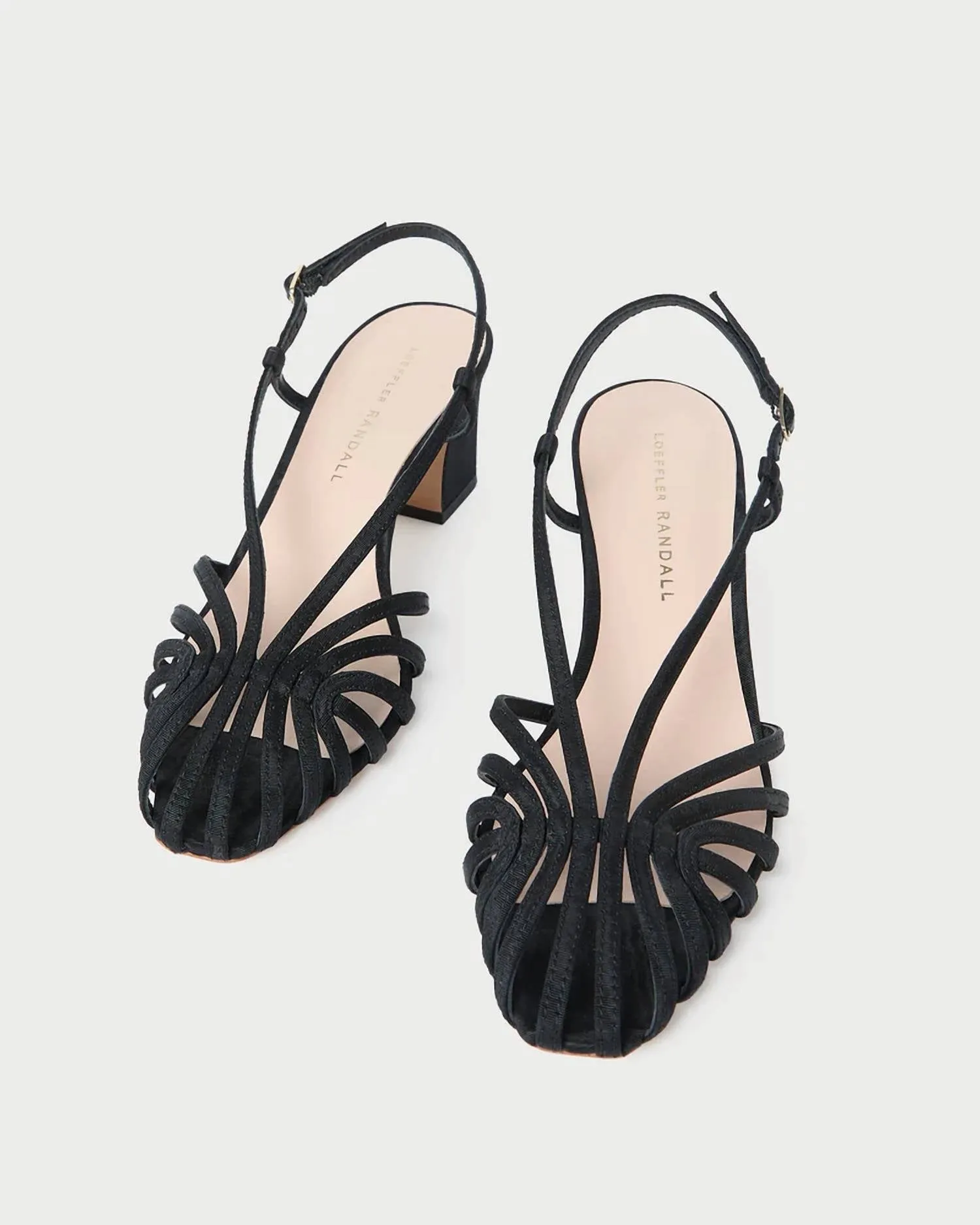 Women's Priscilla Lattice Slingback Heels In Black
