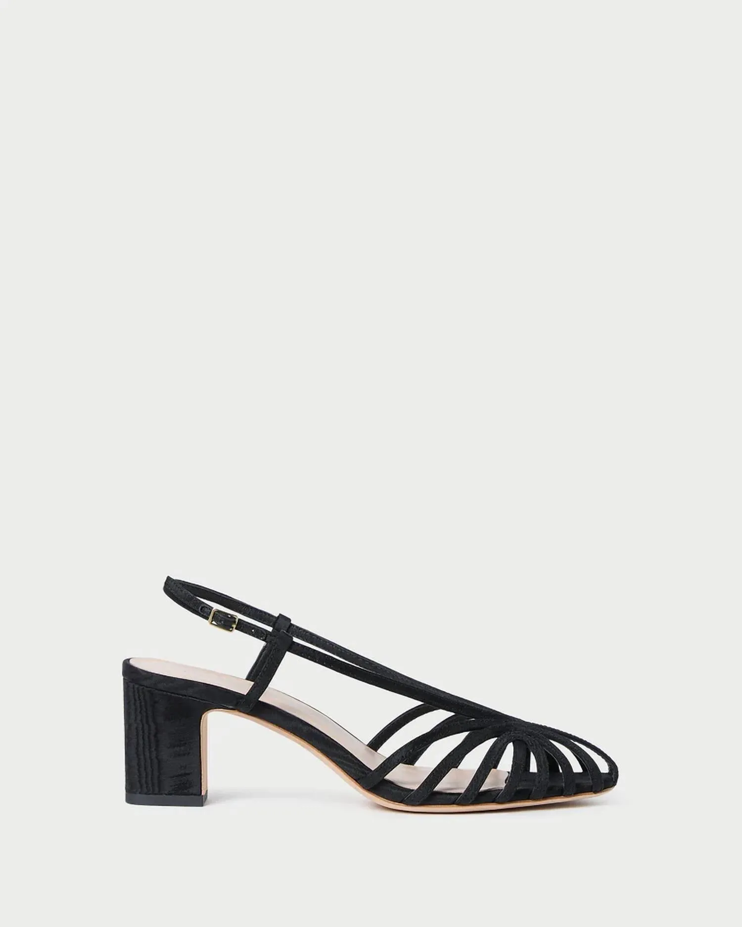 Women's Priscilla Lattice Slingback Heels In Black