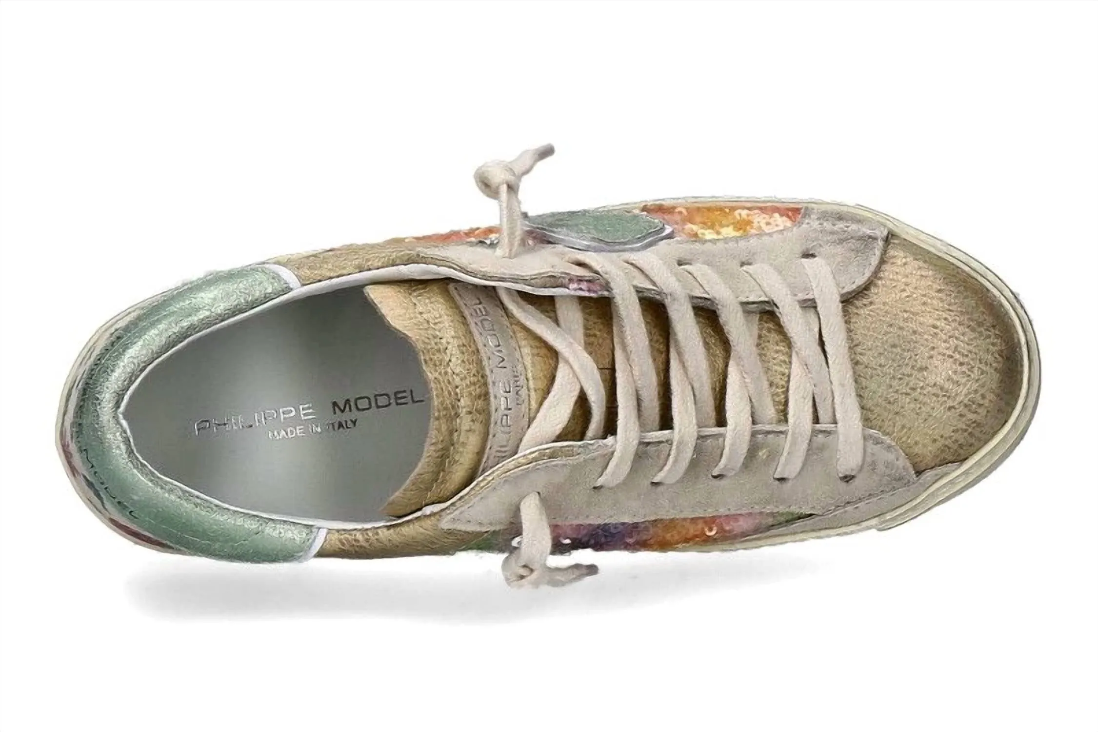 Women's Prsx Low Pailettes Fleurs In Multi