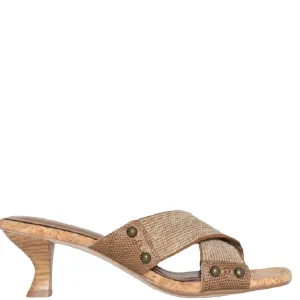 Women's Rafy Saddle Heel In Brown