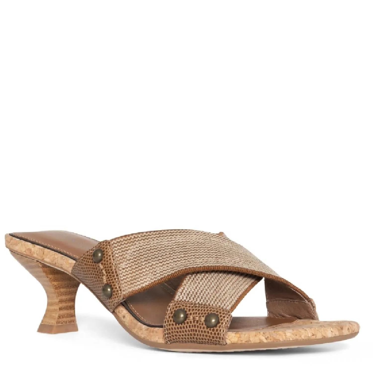 Women's Rafy Saddle Heel In Brown