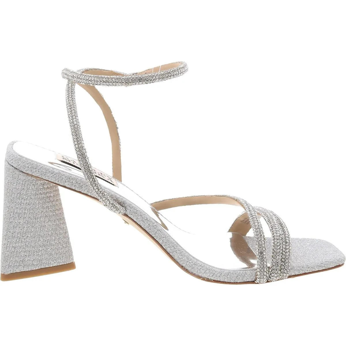 Womens Rhinestone Ankle Strap