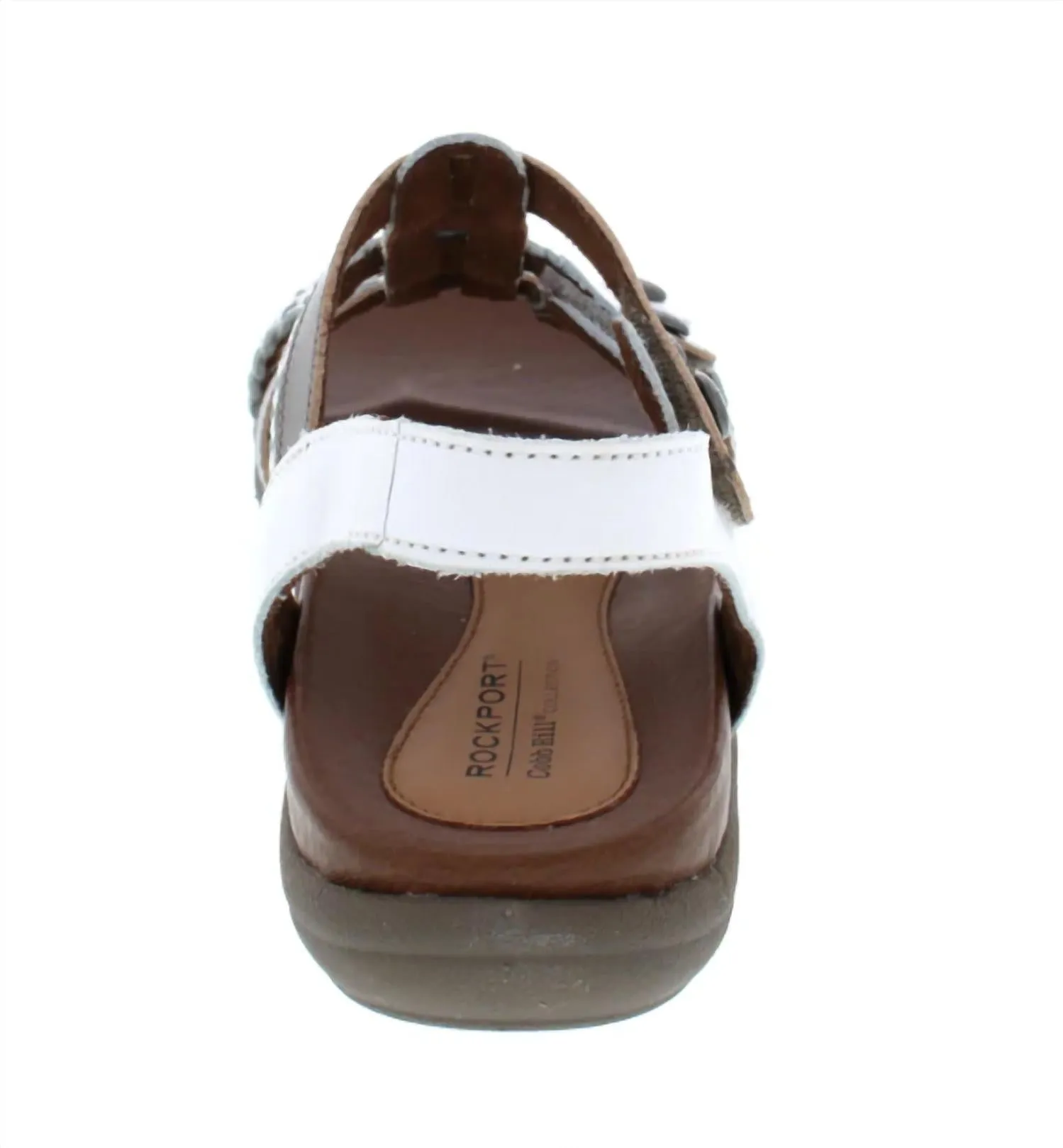 Women's Rubey T-Strap Sandals In White Multi