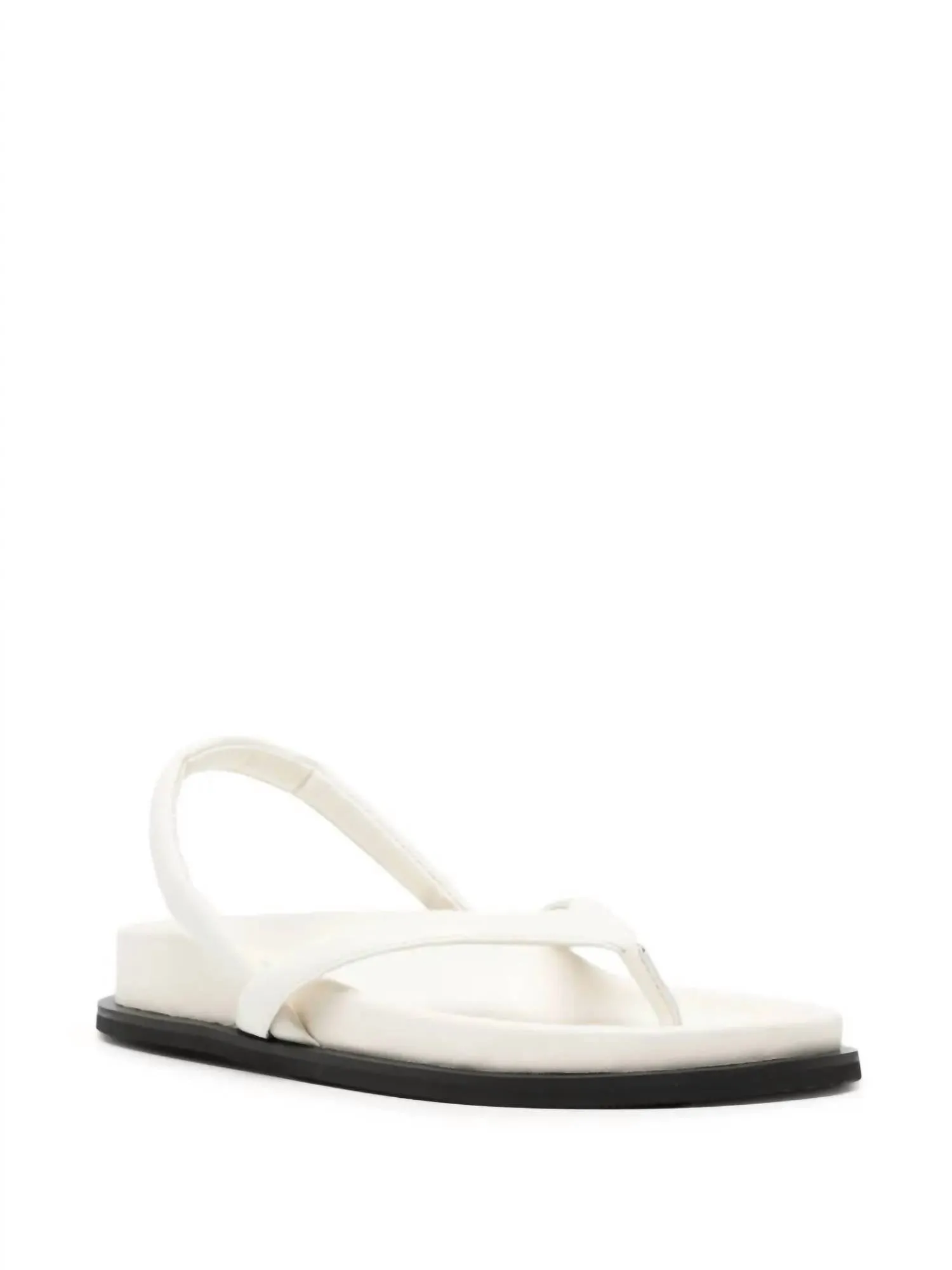 Women's Slingback Thong Sandal In Tofu