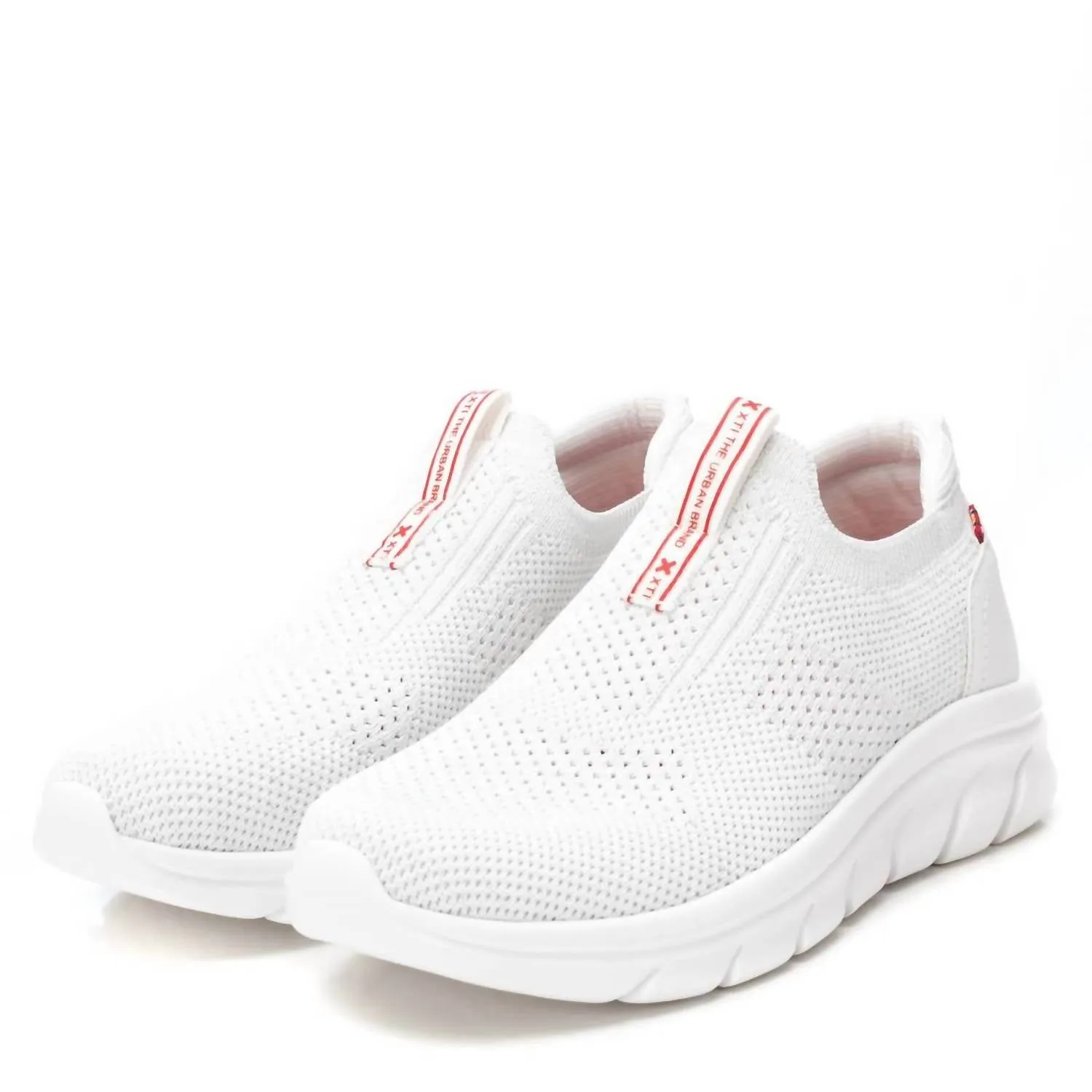 Women's Slip On Casual Sneakers In White