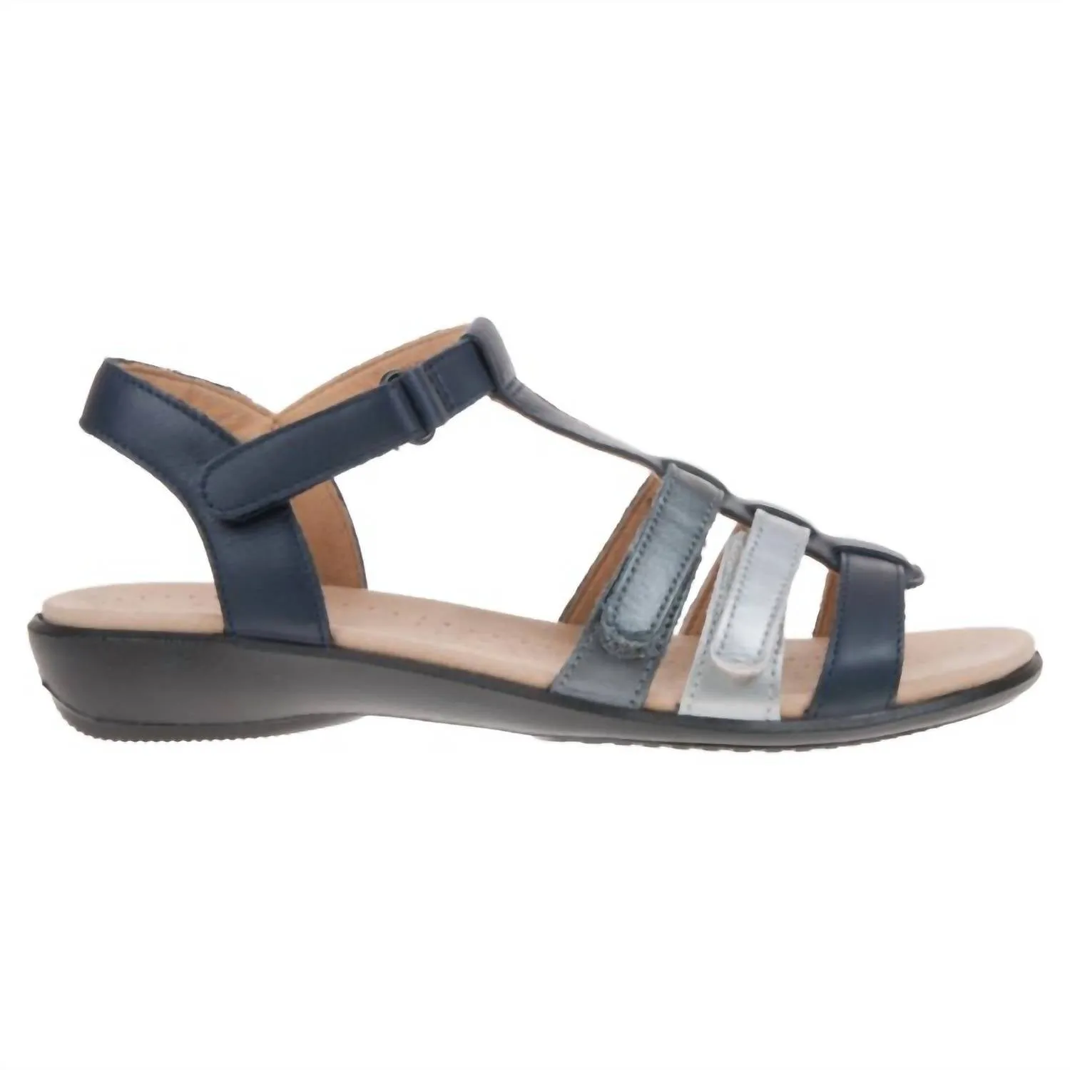 Women's Sol Sandals In Navy Multi