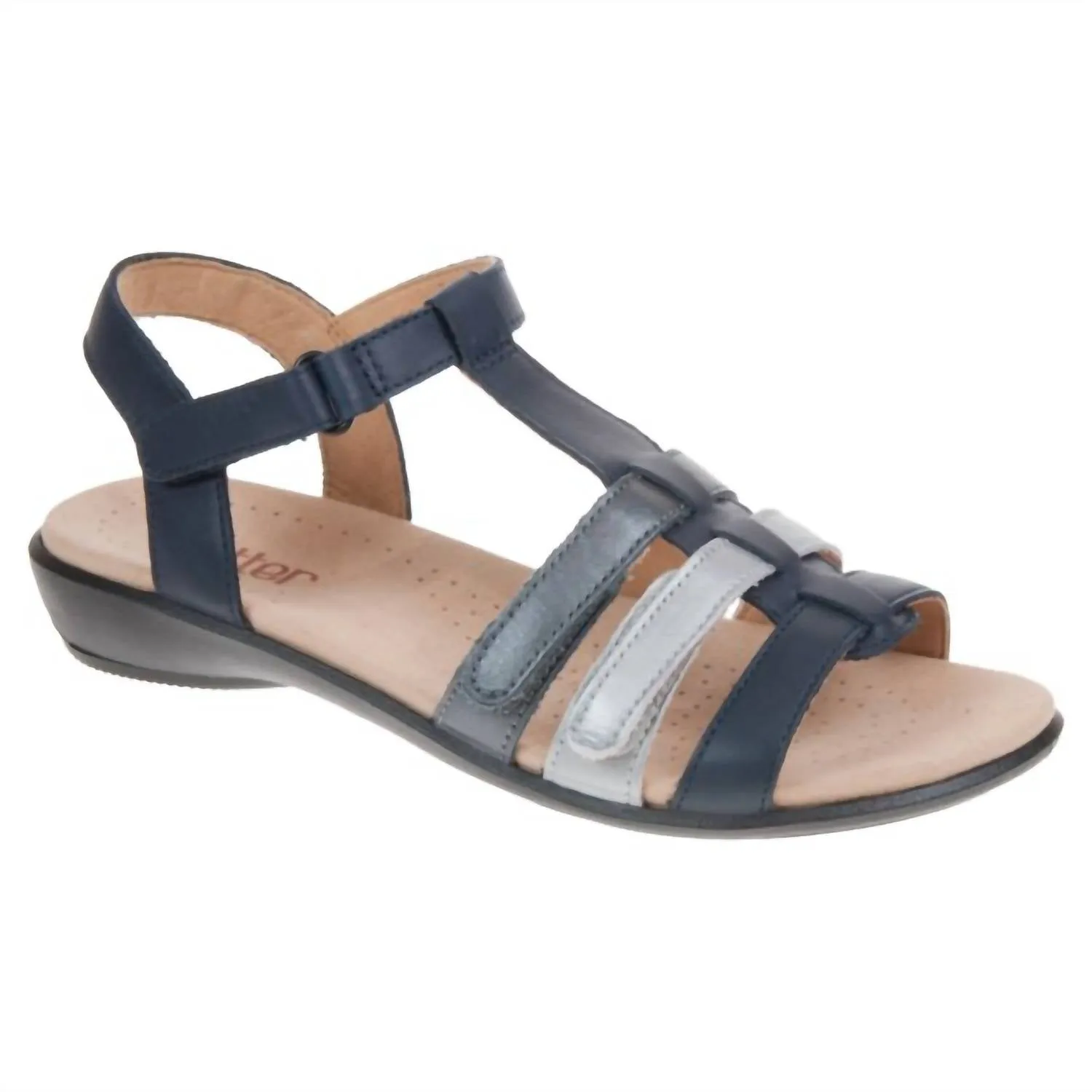 Women's Sol Sandals In Navy Multi