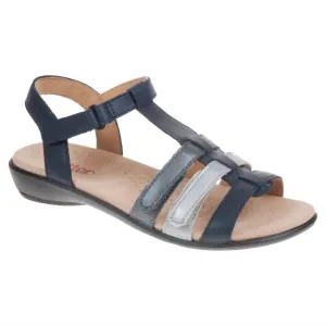 Women's Sol Sandals In Navy Multi