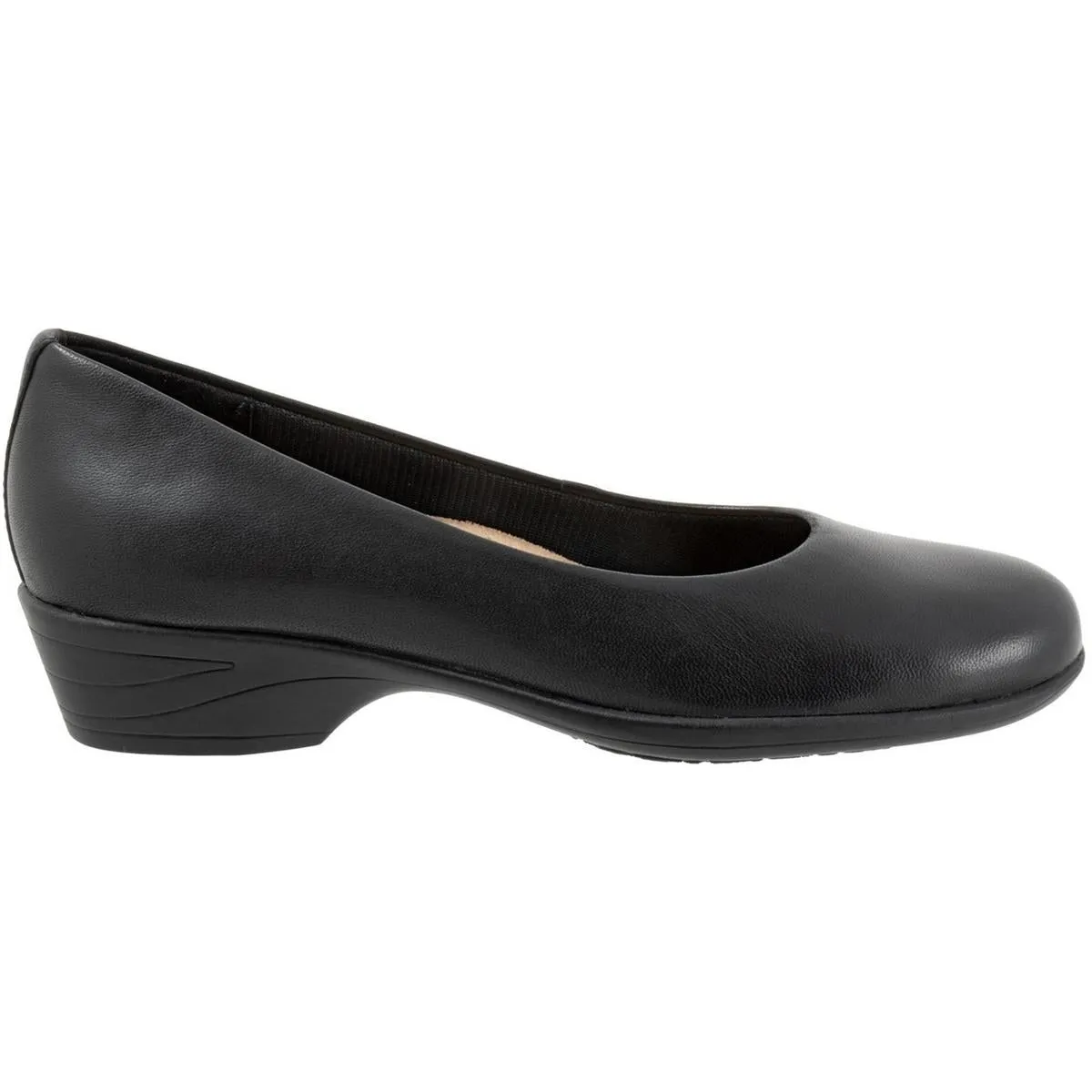 Womens Solid Leather Pumps