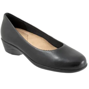 Womens Solid Leather Pumps