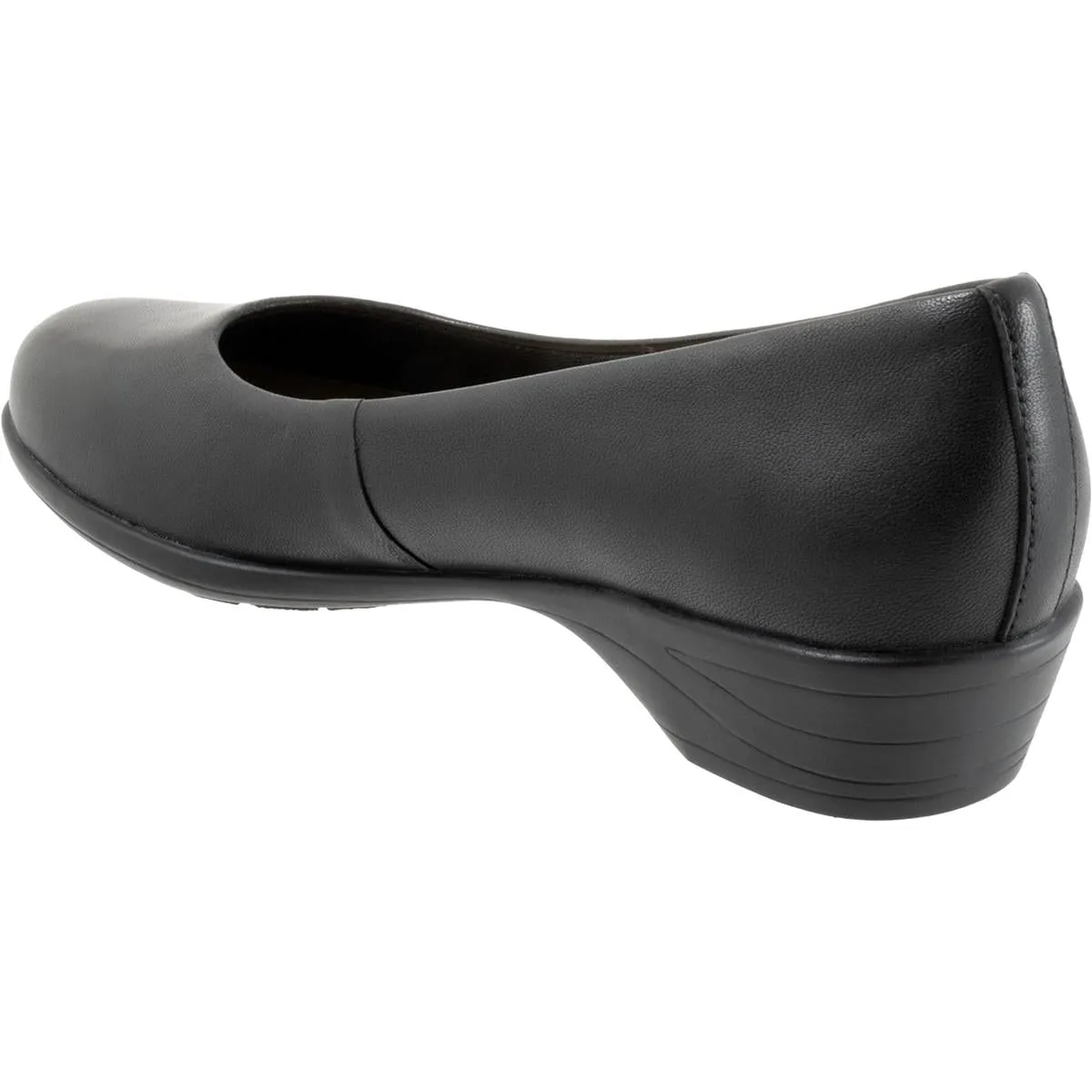 Womens Solid Leather Pumps