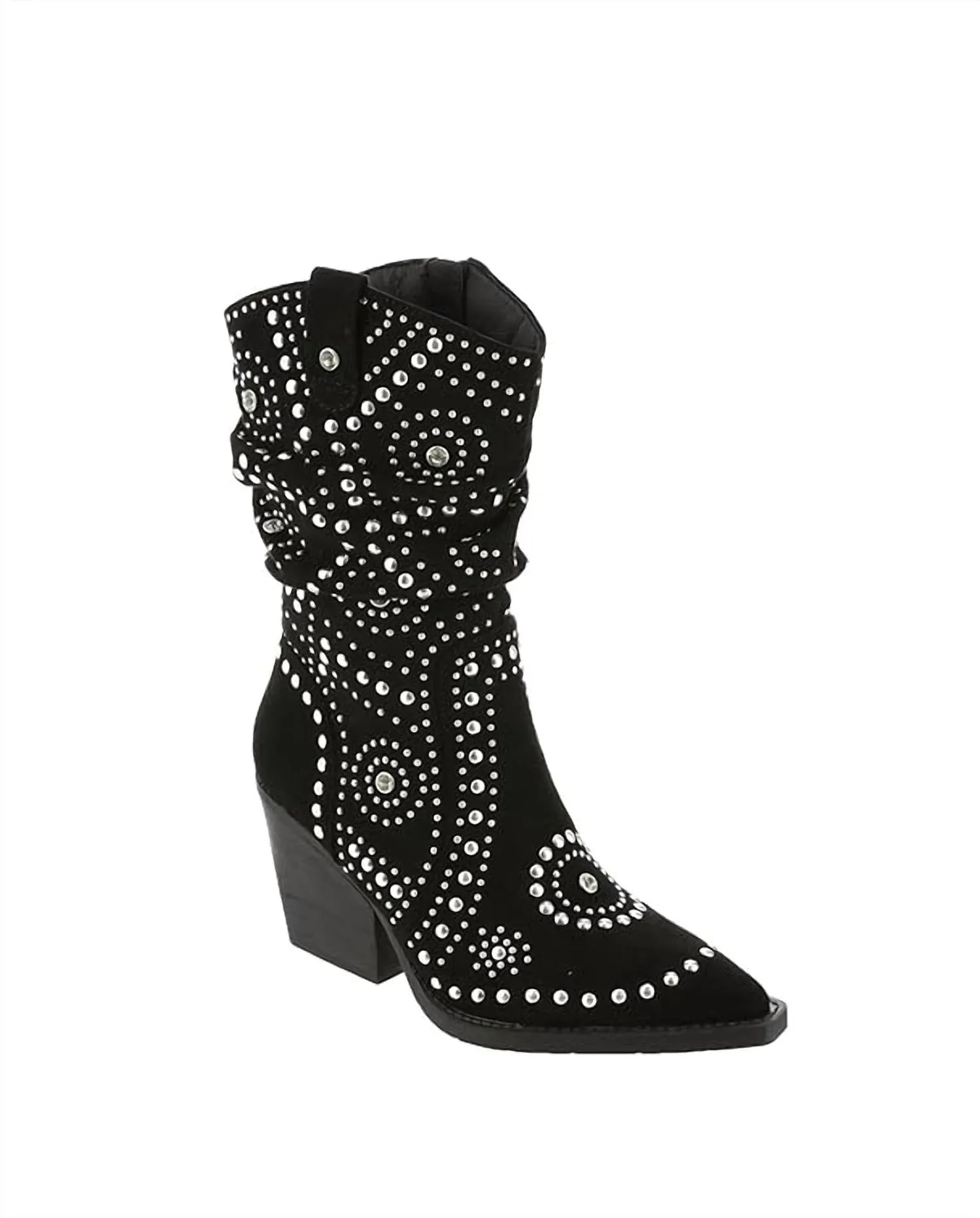 Women's Stellar Studded Boot In Black
