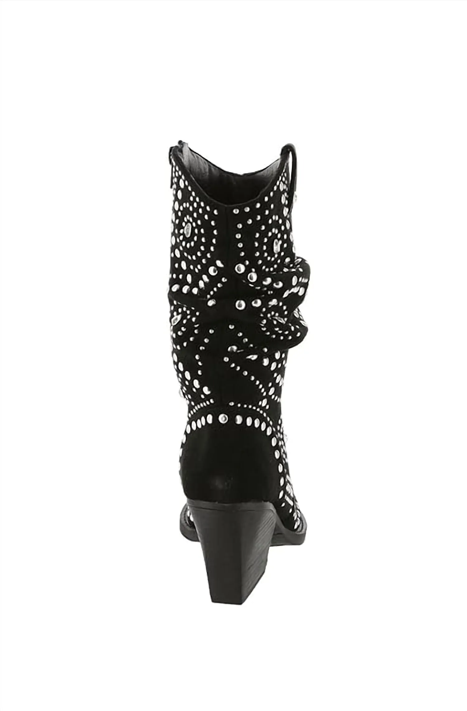 Women's Stellar Studded Boot In Black