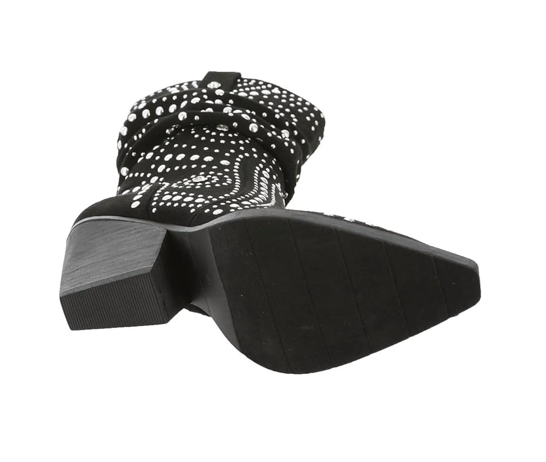 Women's Stellar Studded Boot In Black