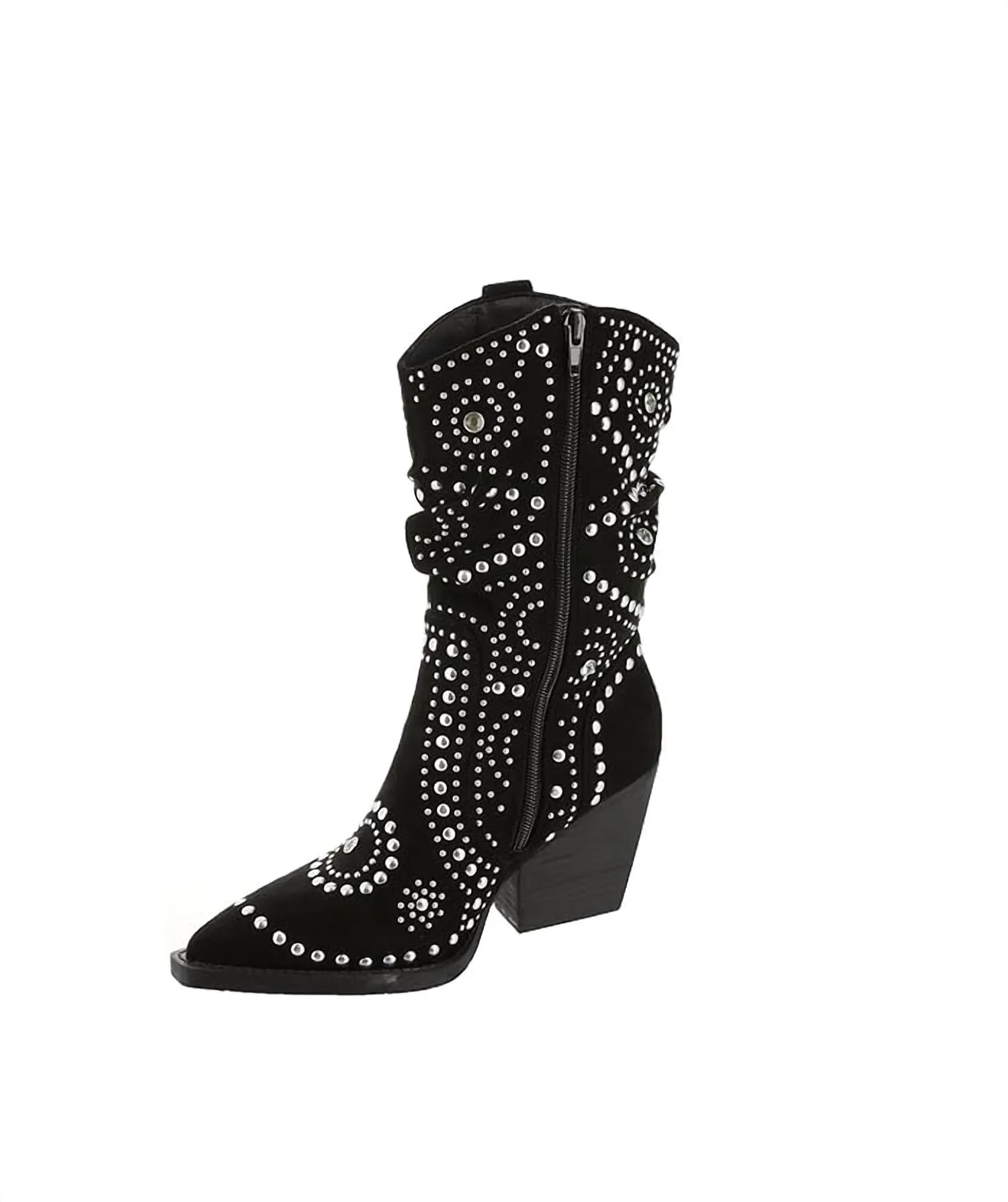 Women's Stellar Studded Boot In Black