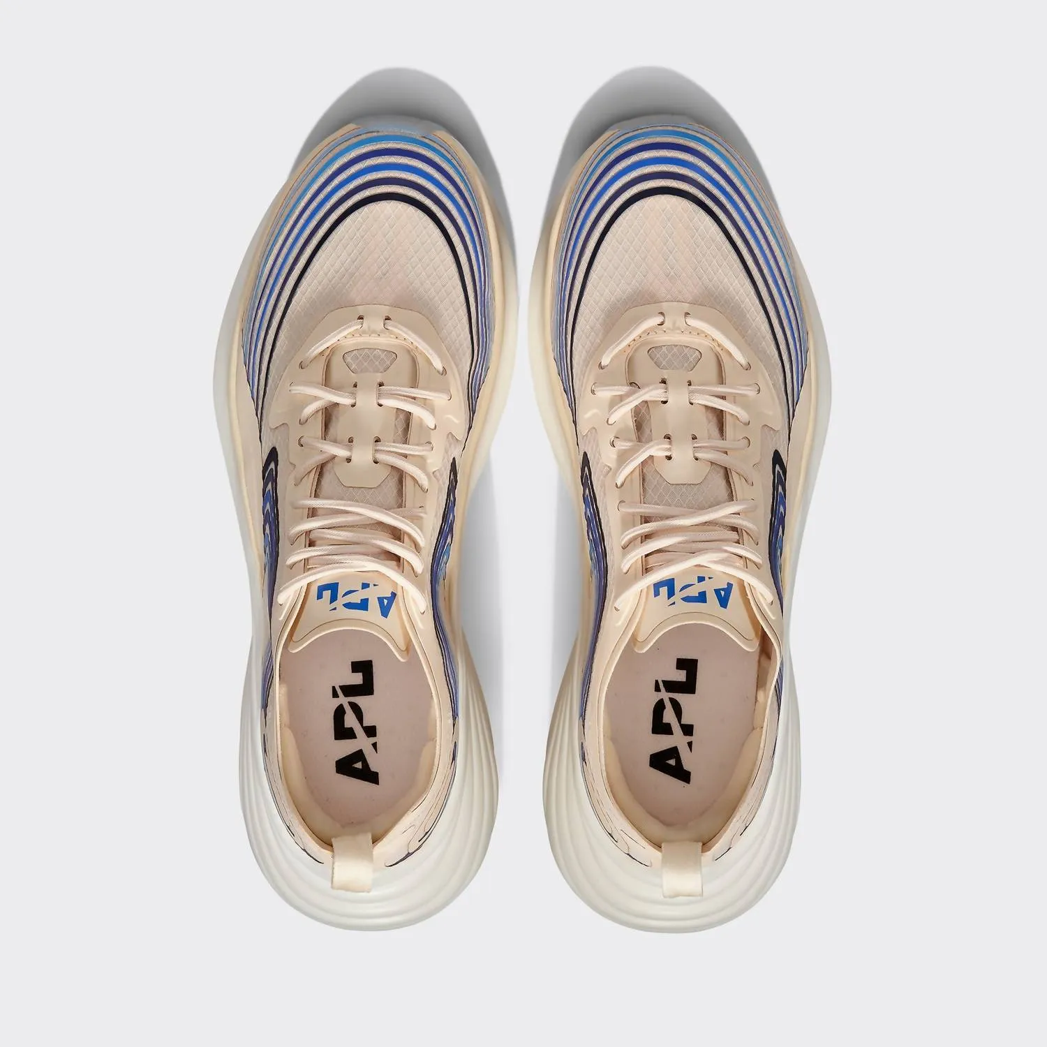 Women's Streamline Sneakers In Alabaster / Blue / Multi