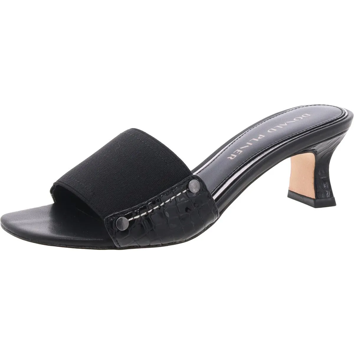 Womens Stretch Kitten Heels