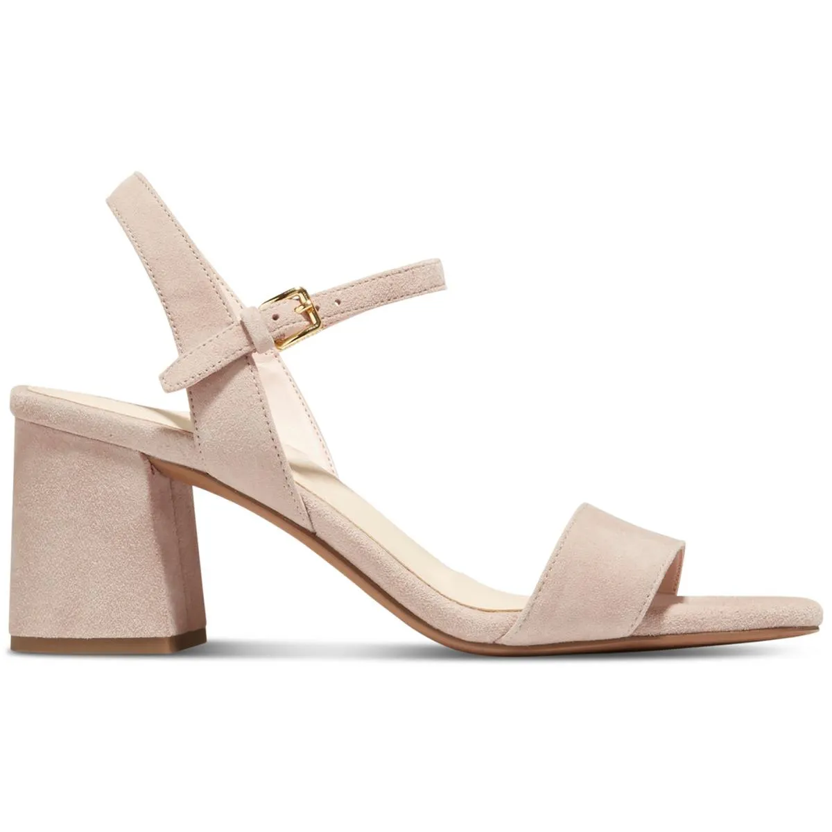 Womens Suede Ankle Strap Slingback Sandals