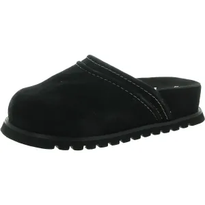 Womens Suede Mules