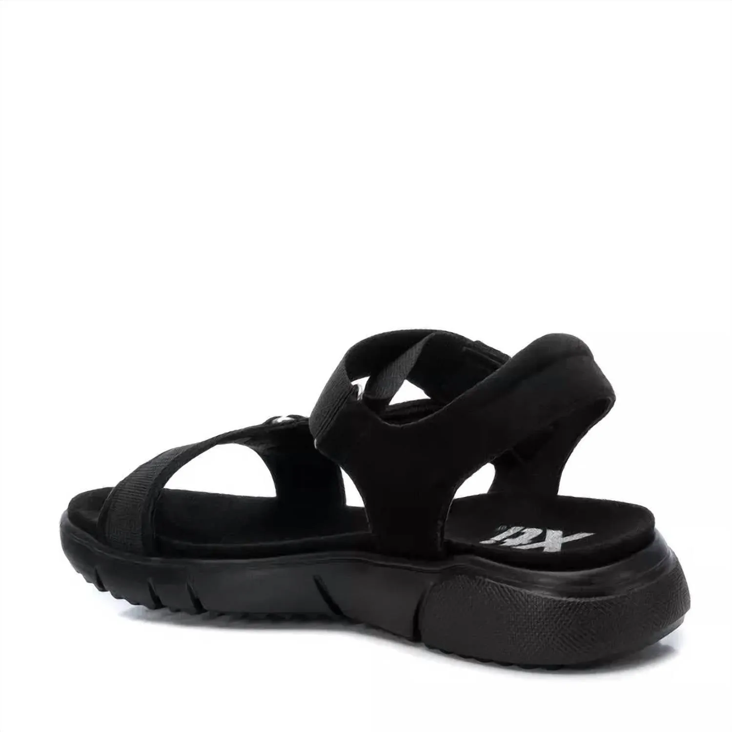 Women's Suede Sandals In Black