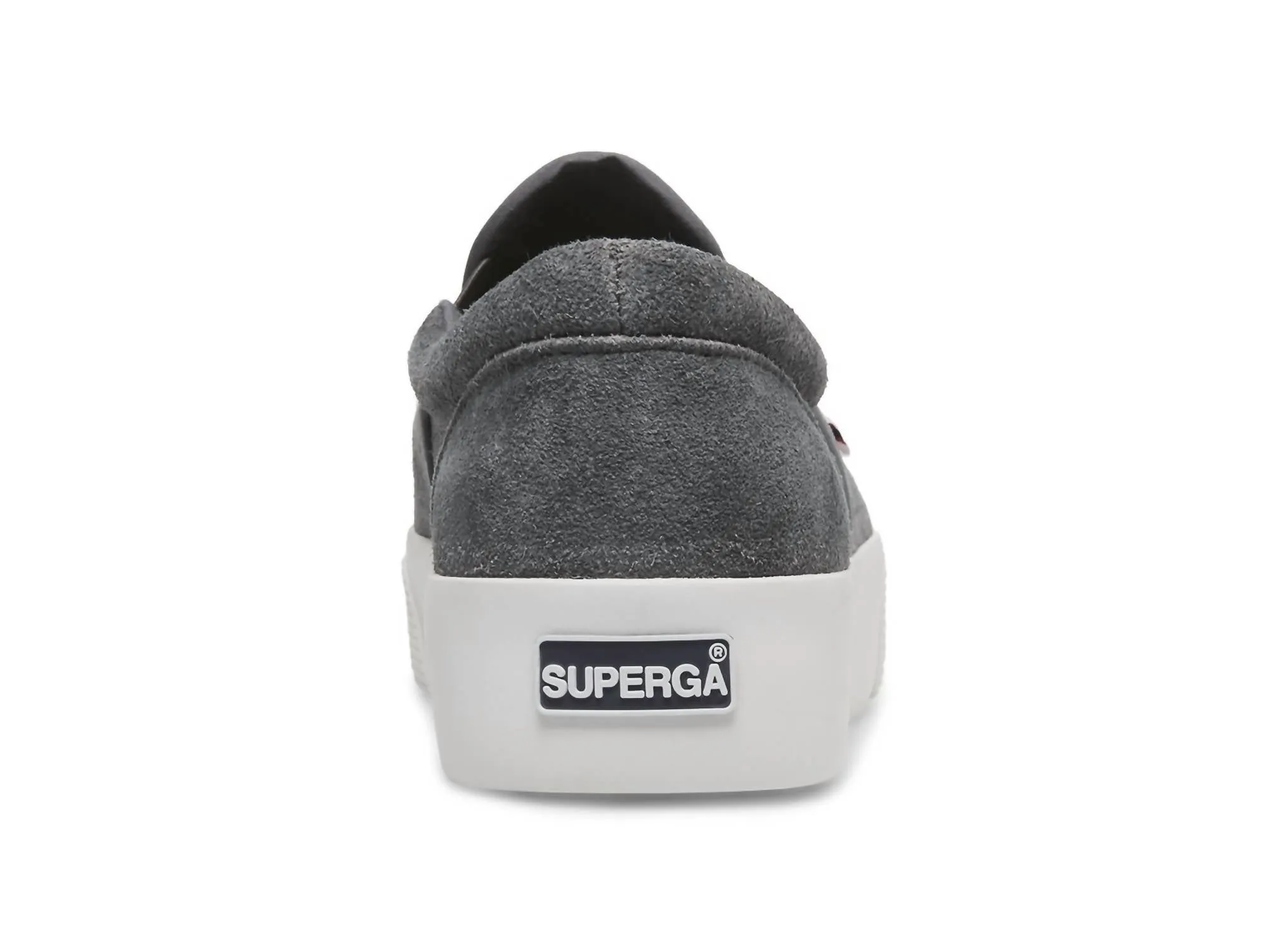 Women's Suede Slip-On Sneakers In Grey