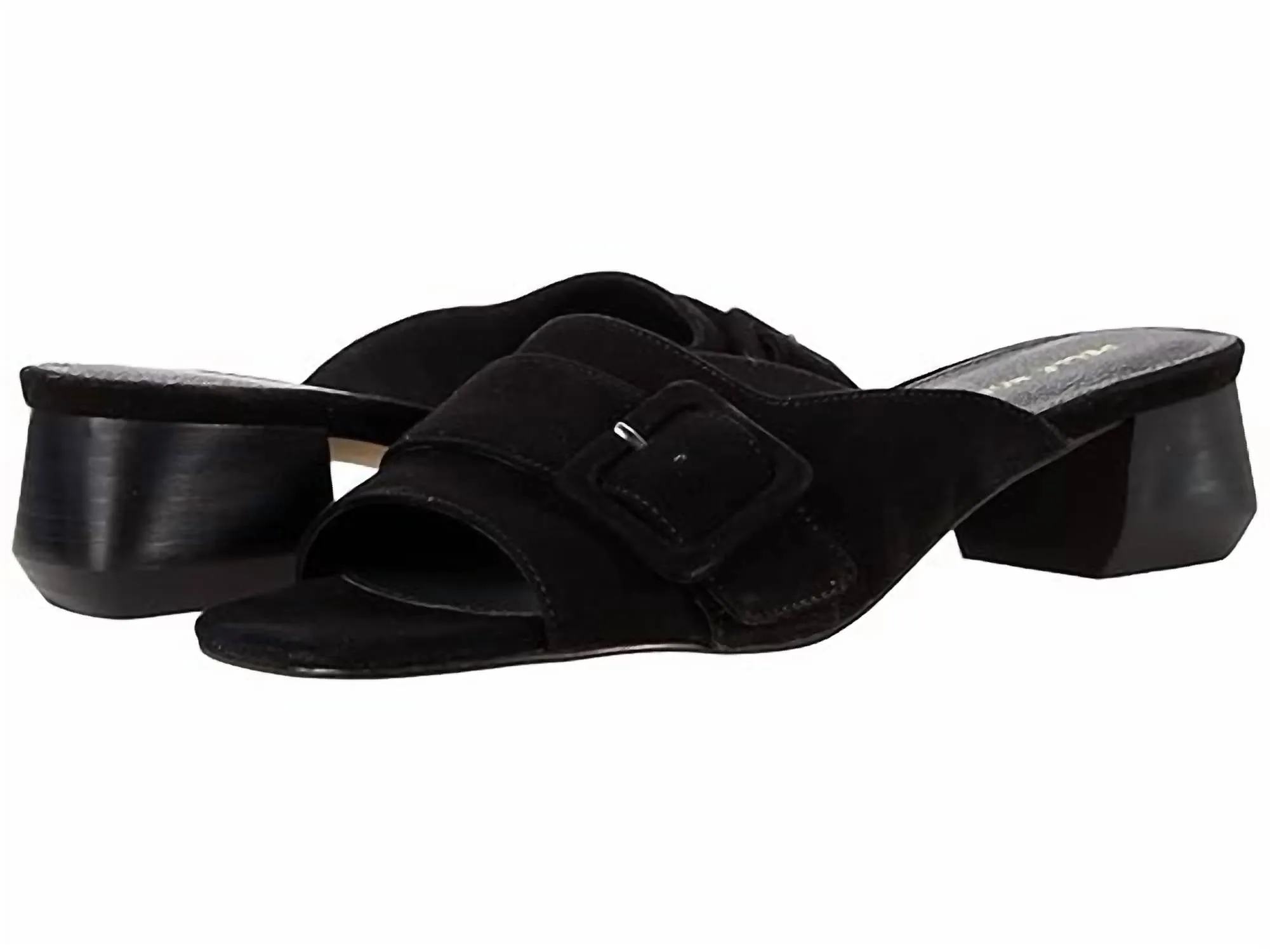 Women's Tala Suede Block Heel Sandals In Black