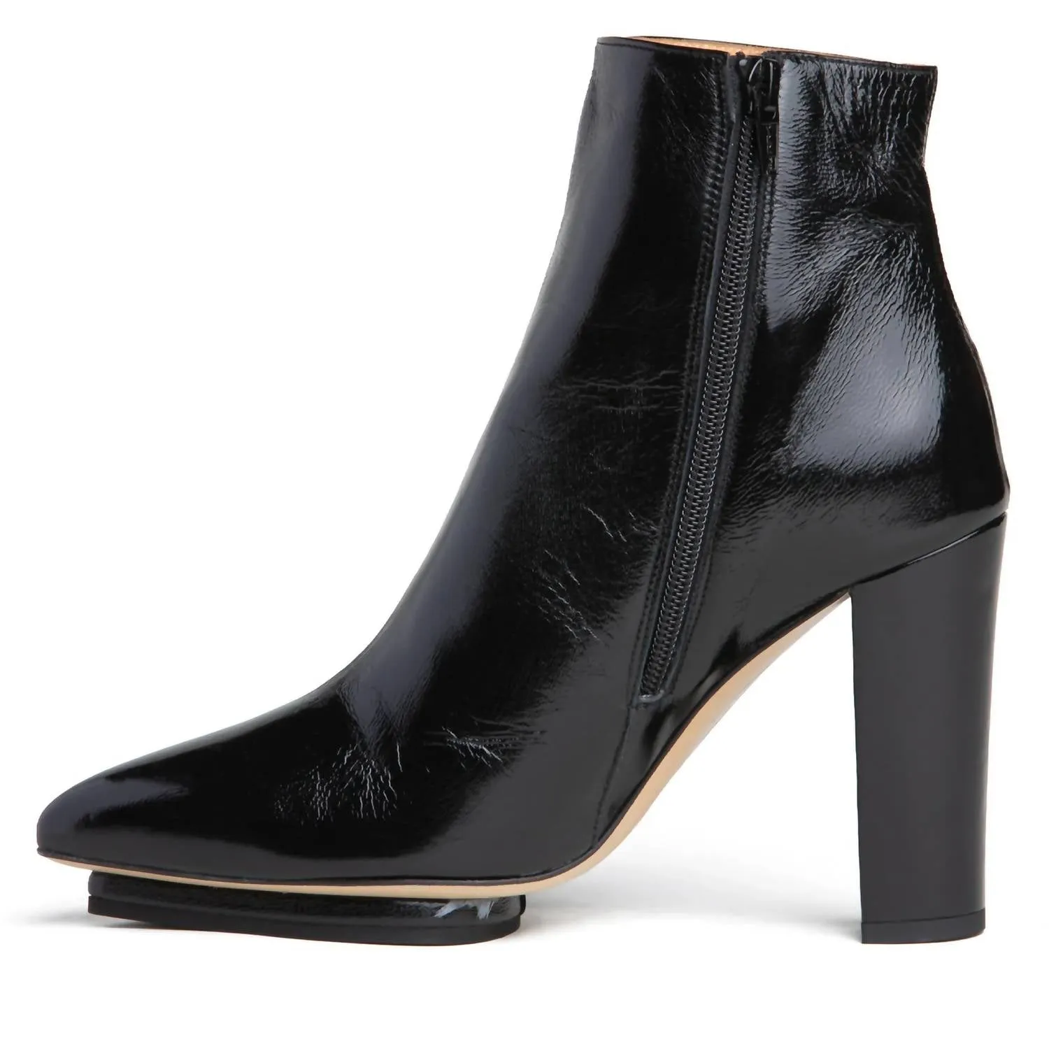 Women's Tessa Patent Leather Boot In Black